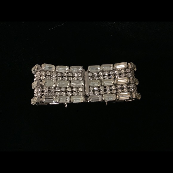 Vintage Kramer of NY Stunning Rhinestone Bracelet - Picture 2 of 5